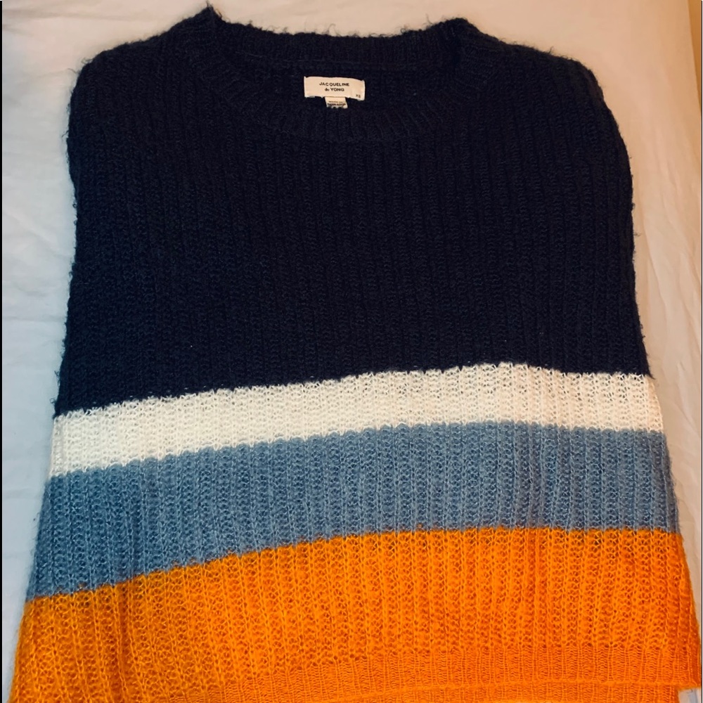 Jacqueline de Young Color Block Sweater - Picture 3 of 7